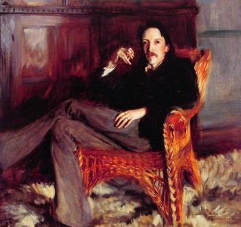 約翰 辛格 薩金特 Robert Louis Stevenson